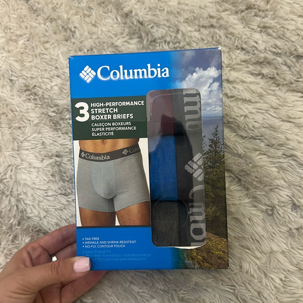 NEW SEALED-  Men’s Boxer Briefs Columbia